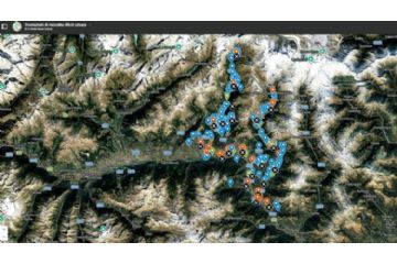 Mappa delle postazioni di raccolta dei rifiuti urbani